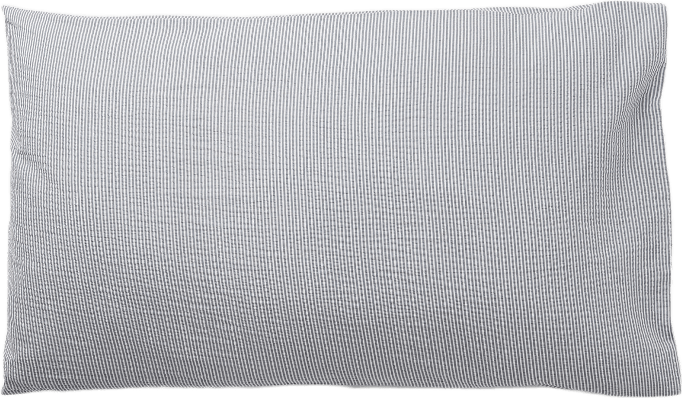 Randigt örngott CHARLES 50x90 cm, från Åhléns Home, i färgen Blue Stripe.