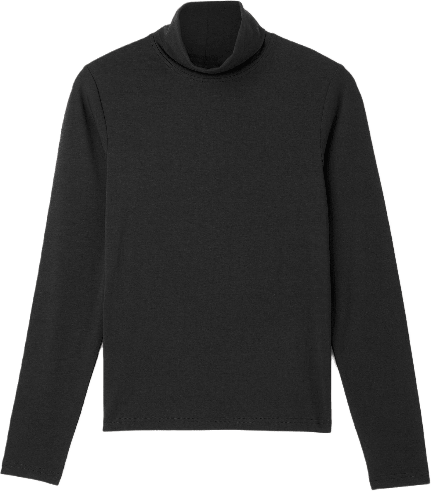 Polotröja i lyocellmix SLENDER, från Carin Wester, i färgen Black.