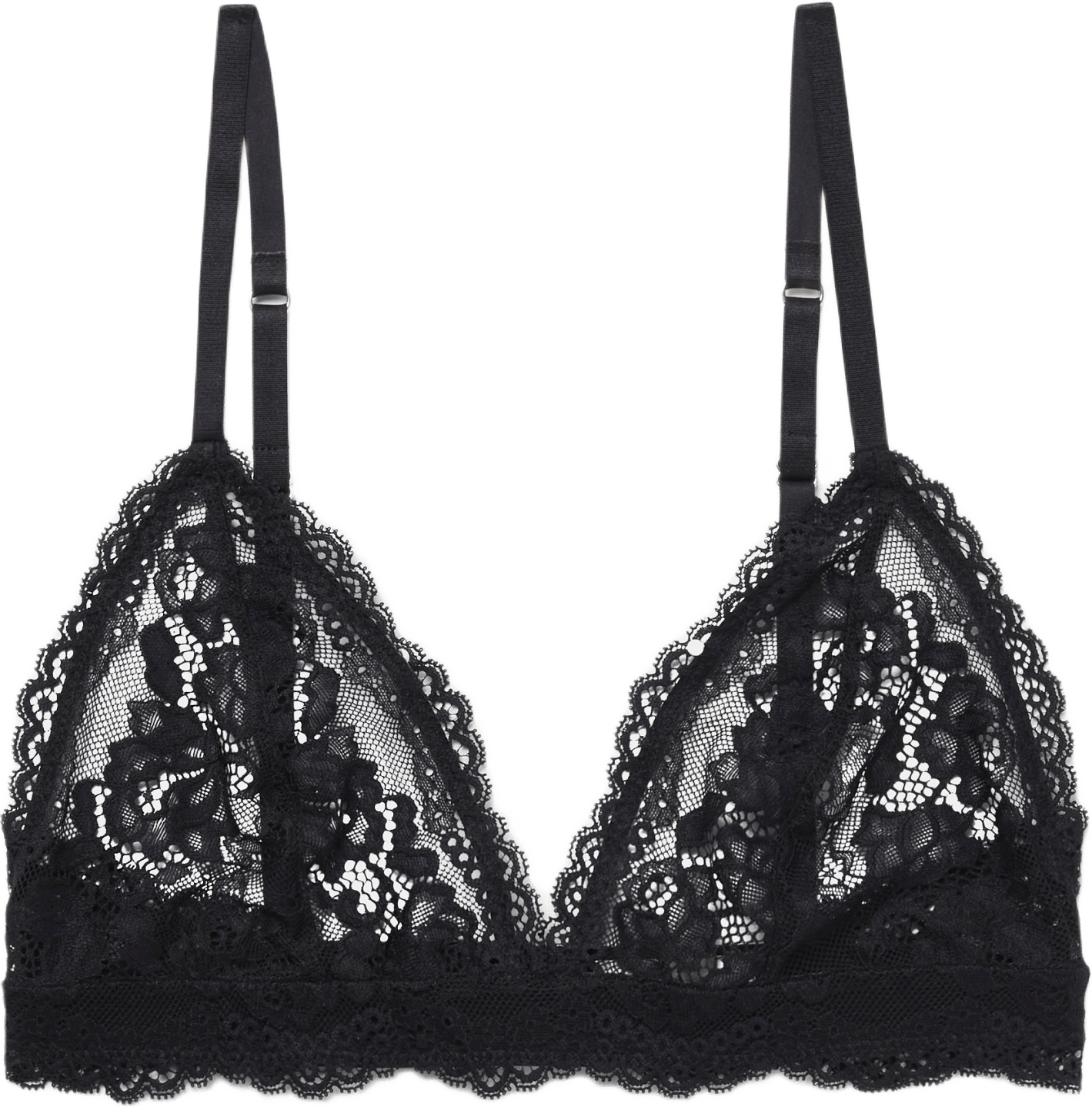 Spetstopp ELINA, från Avelie Lingerie, i färgen Black.