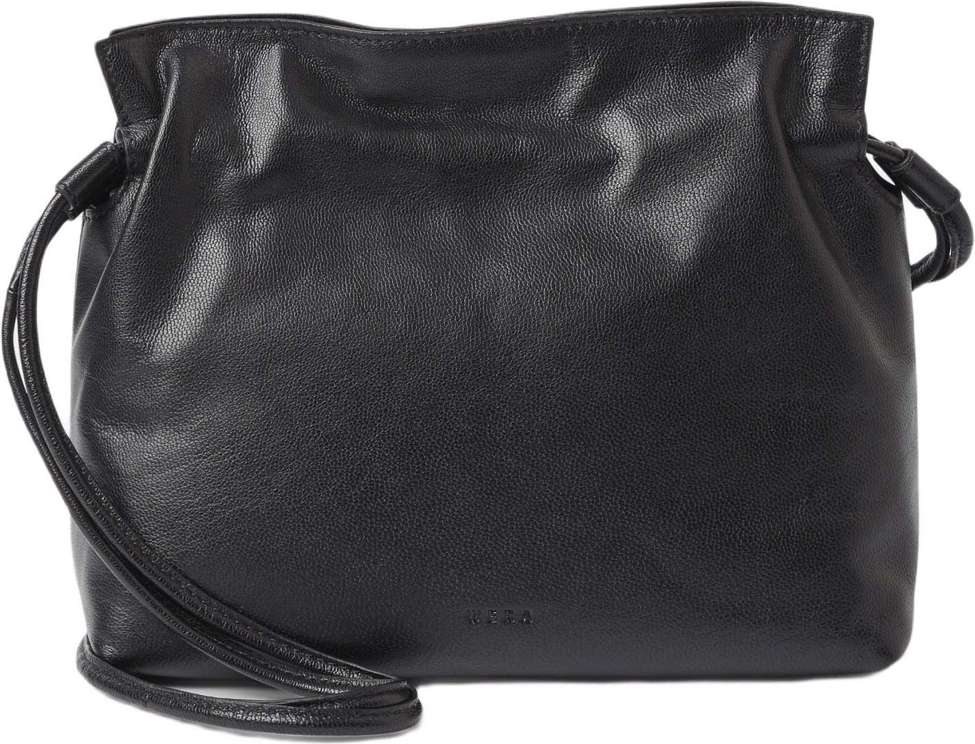 Axelväska i skinn ULLA, från Wera, i färgen Black.