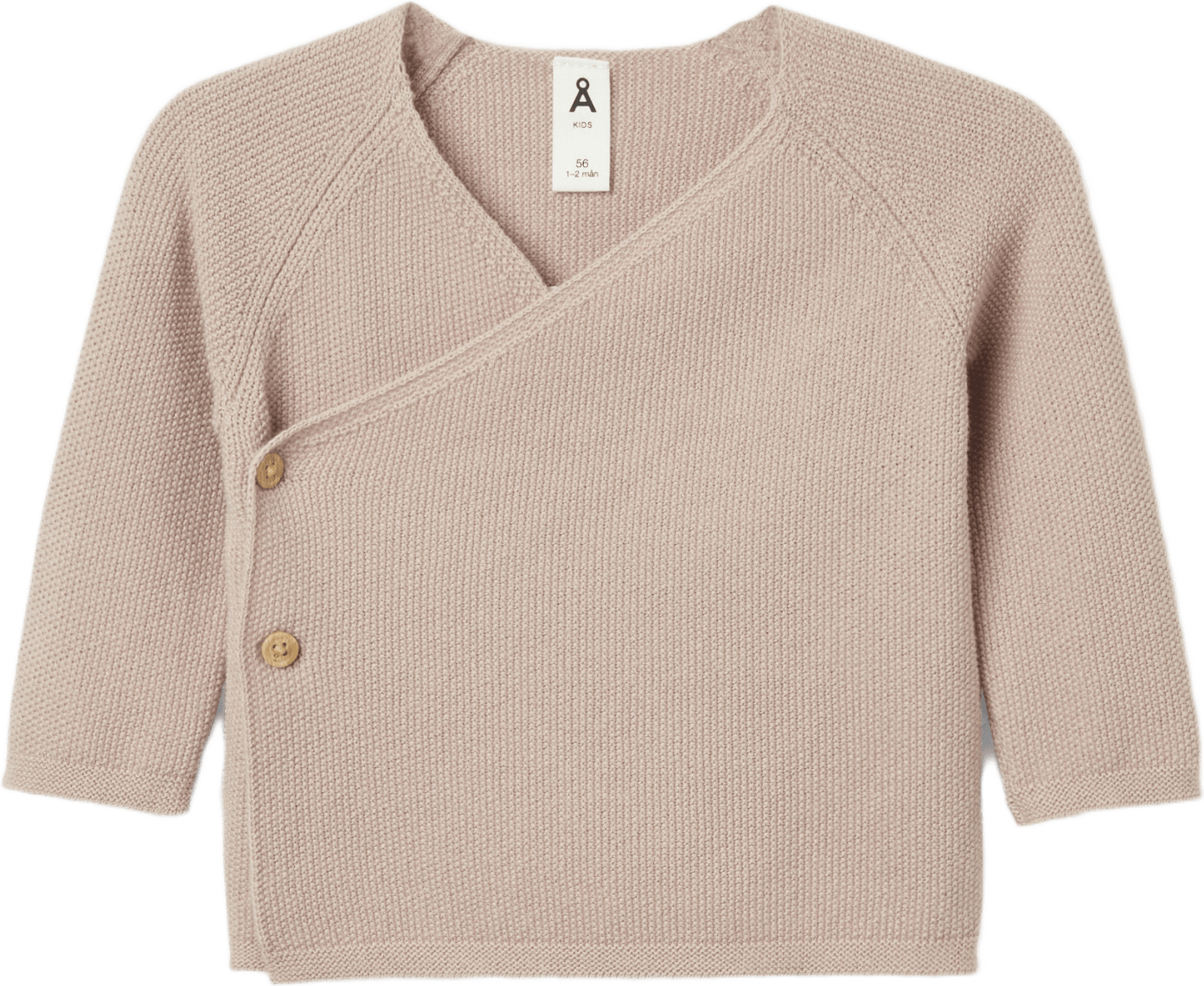 Omlottkofta CLOUD, från Åhléns, i färgen Dusty Pink.