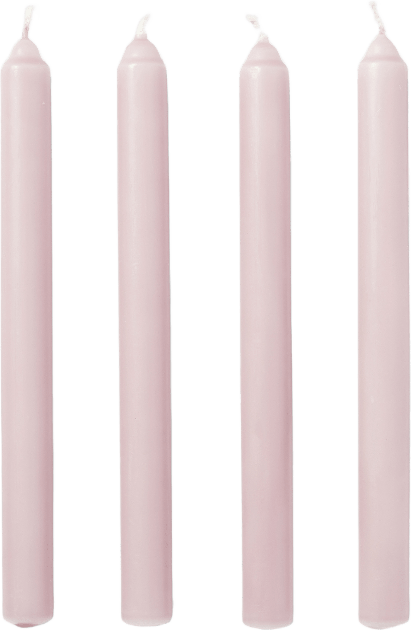 Kronljus 25 cm, 4-pack, från Åhléns Home, i färgen Soft Pink.