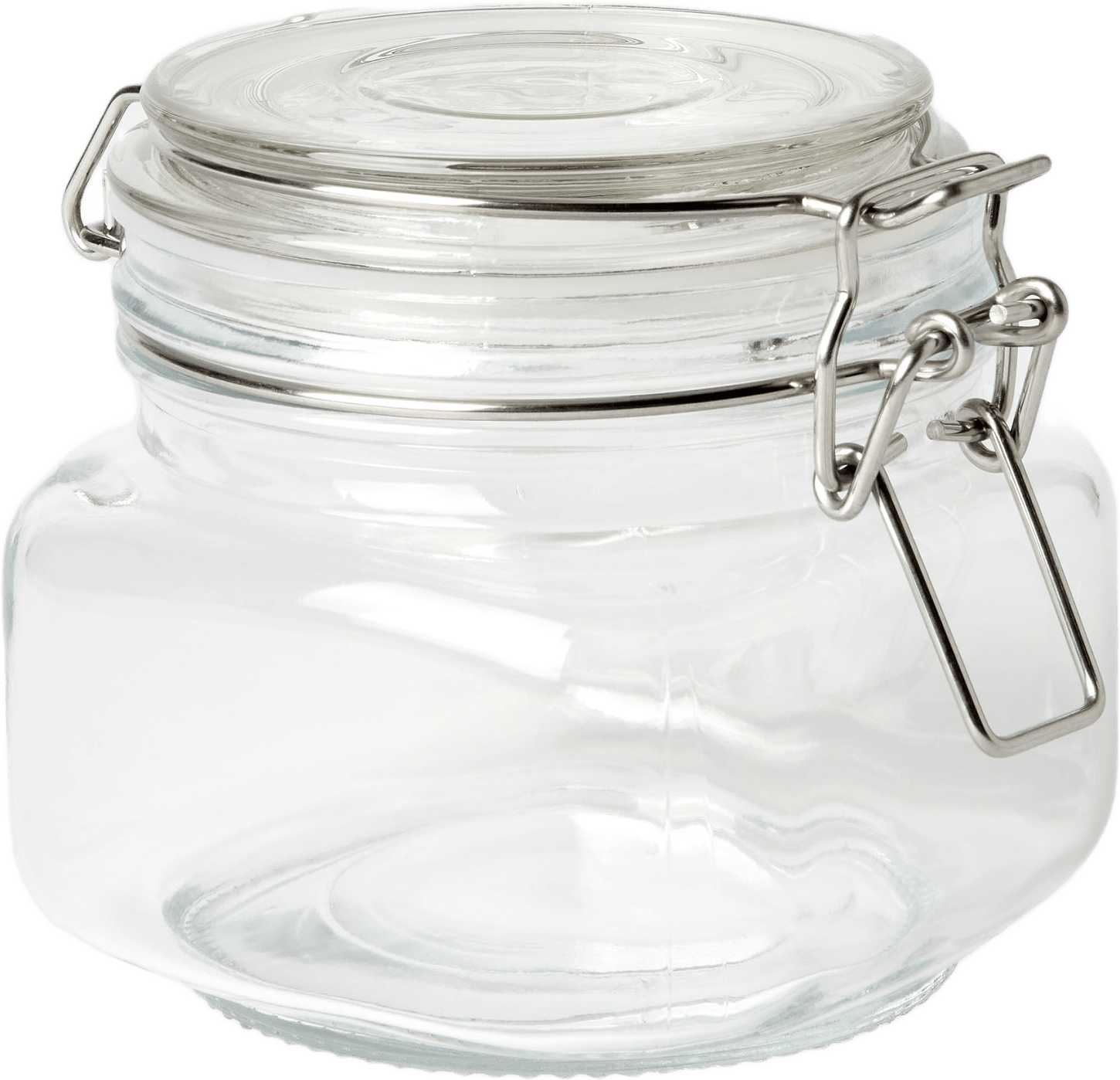 Glasburk med lock BISTRO 45 cl, från Åhléns Home, i färgen Clear.