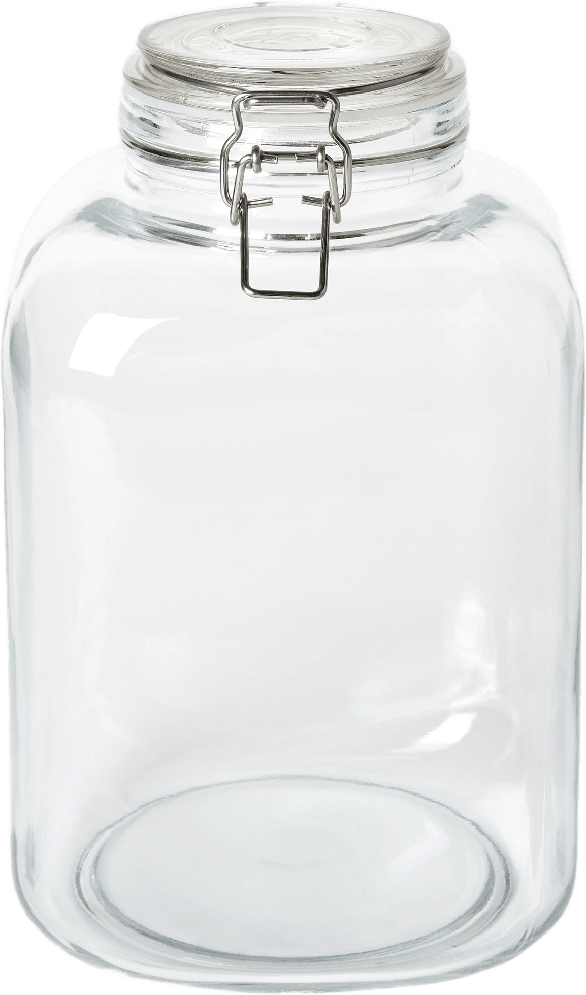 Glasburk med lock BISTRO 4,5 L, från Åhléns Home, i färgen Clear.