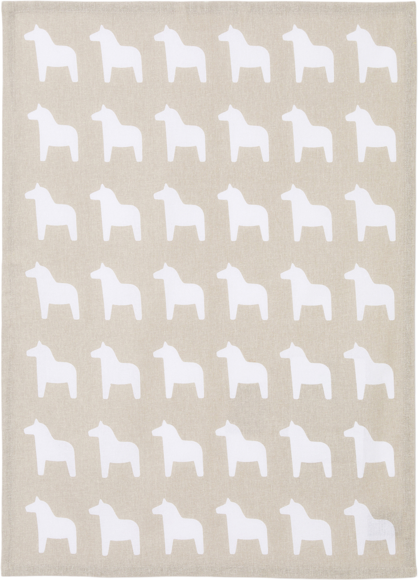 Kökshandduk DALAHÄST 50x70 cm, från Åhléns Home, i färgen Beige.