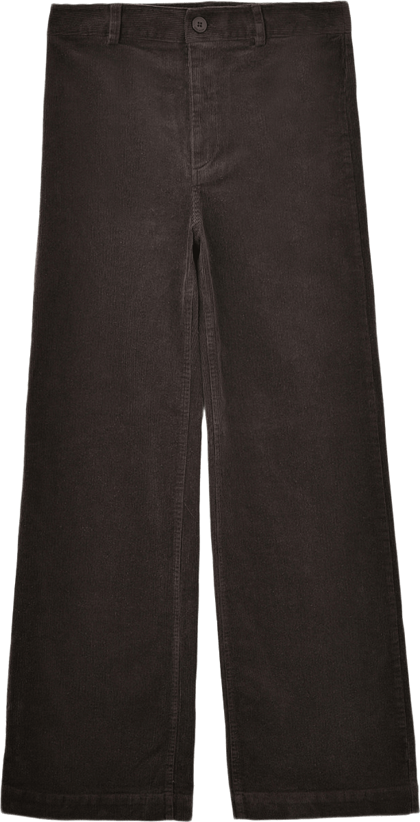 Vida manchesterbyxor med hög midja IKA, från Carin Wester, i färgen Dark Brown.