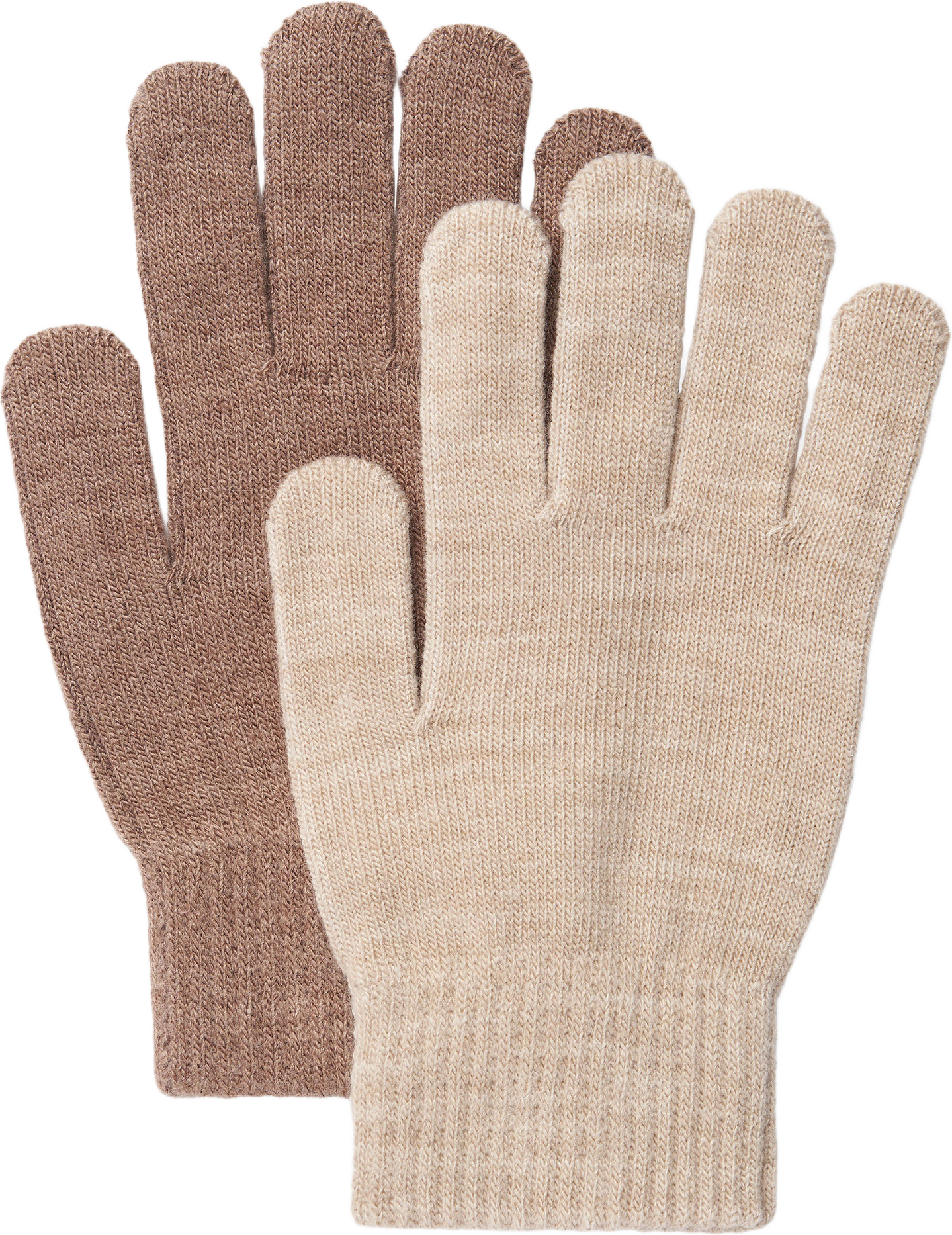 Fingervantar MAGIC, 2-pack, från Å WOMAN, i färgen Beige.
