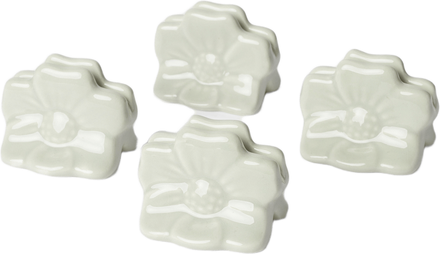 Hållare för placeringskort VALLMO, 4-pack, från Åhléns Home, i färgen Offwhite.