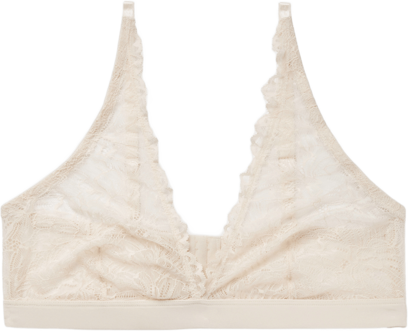 Spetstopp EVITA, från Avelie Lingerie, i färgen Offwhite.