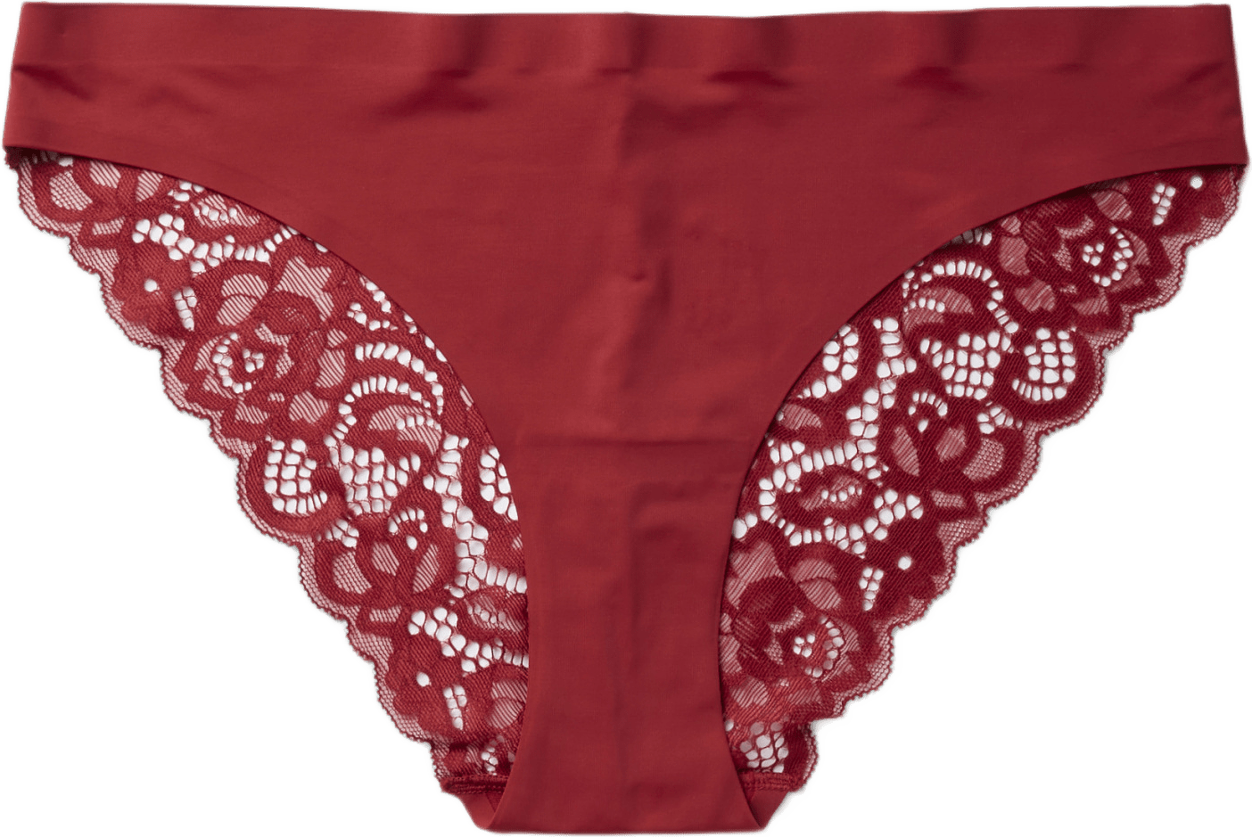 Briefs med spets NEAH, från Å WOMAN, i färgen Red.