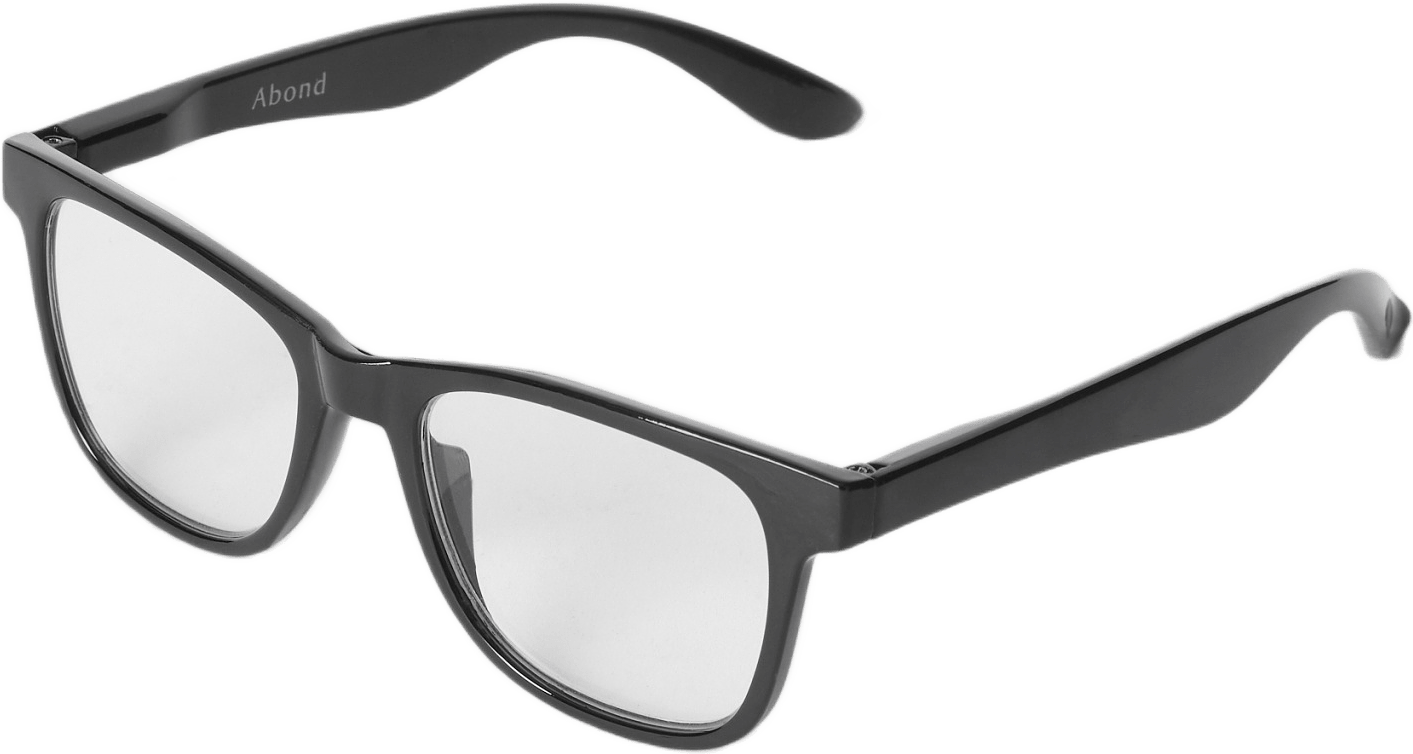 Läsglasögon SQUARE +1,5, från Abond, i färgen Black.