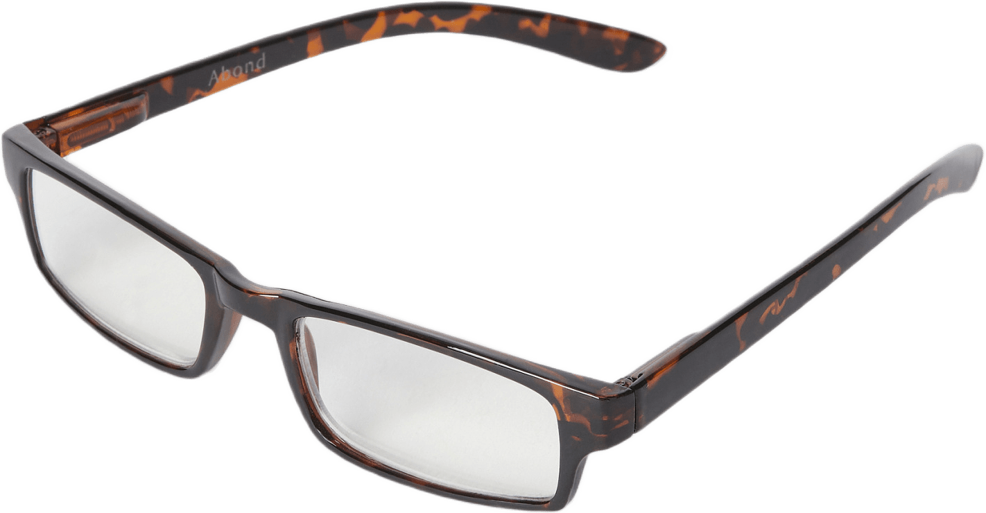 Läsglasögon SQUARE small +1,5, från Abond, i färgen Brown.