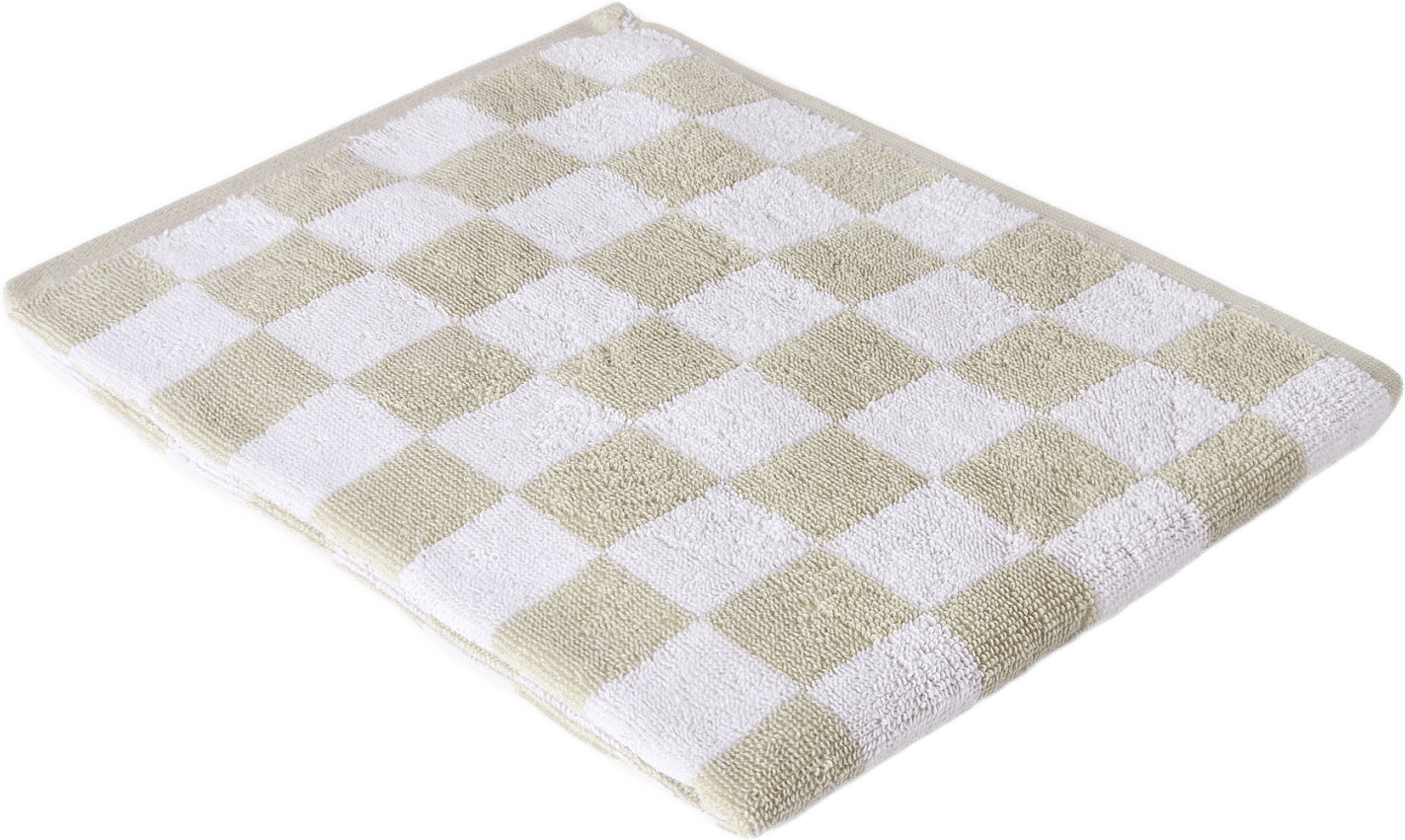 Rutig handduk JERKA 50x70 cm, från Åhléns Home, i färgen Beige Check.