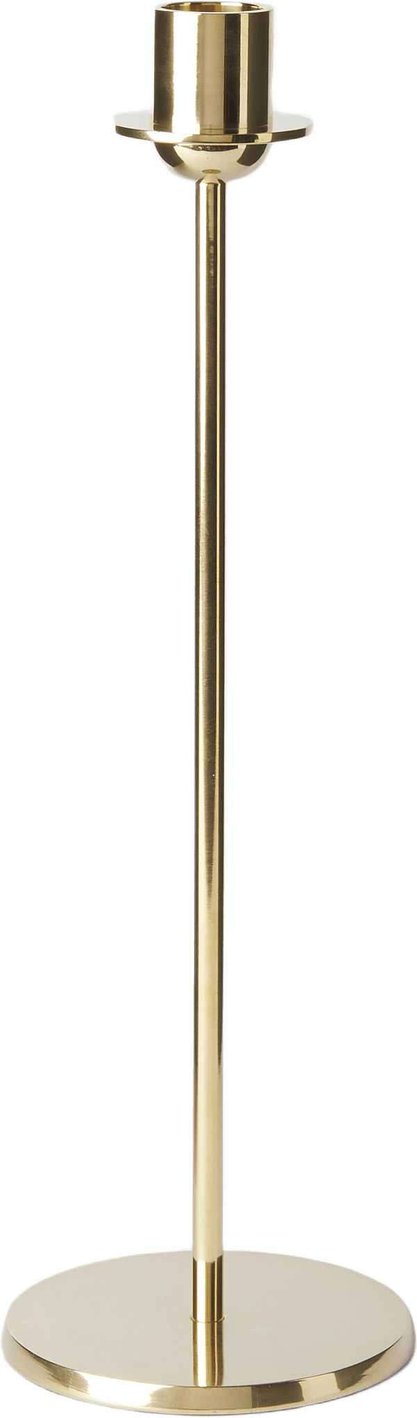 Ljusstake i mässing 29 cm, från MANO ATELIER, i färgen Gold.