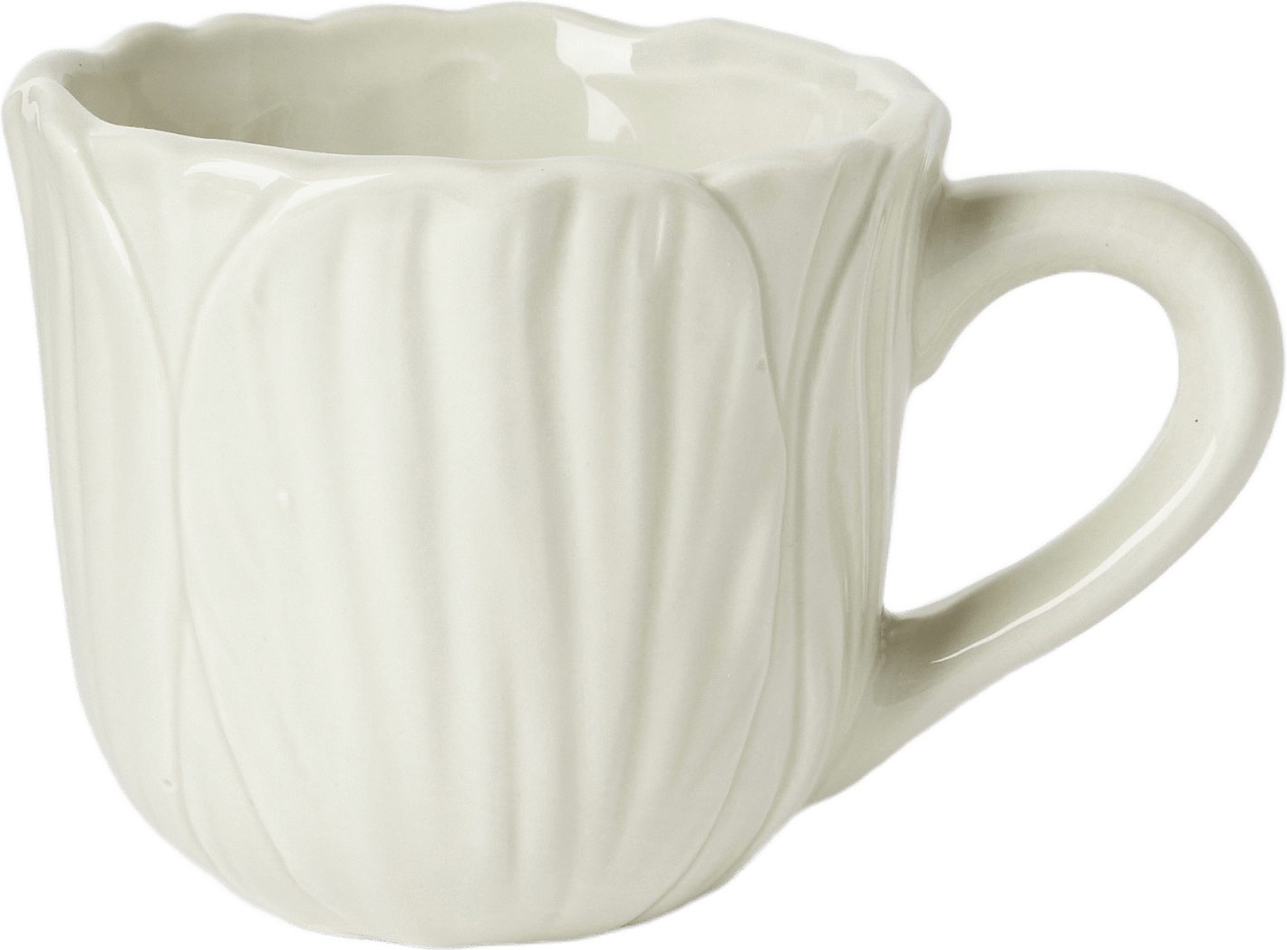 Mugg VALLMO, från Åhléns Home, i färgen Off White.