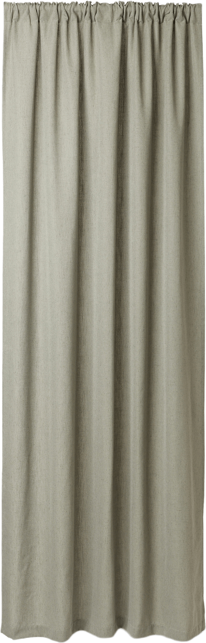 Gardin i linnemix LOUISE 140x300 cm, från Åhléns Home, i färgen Green.