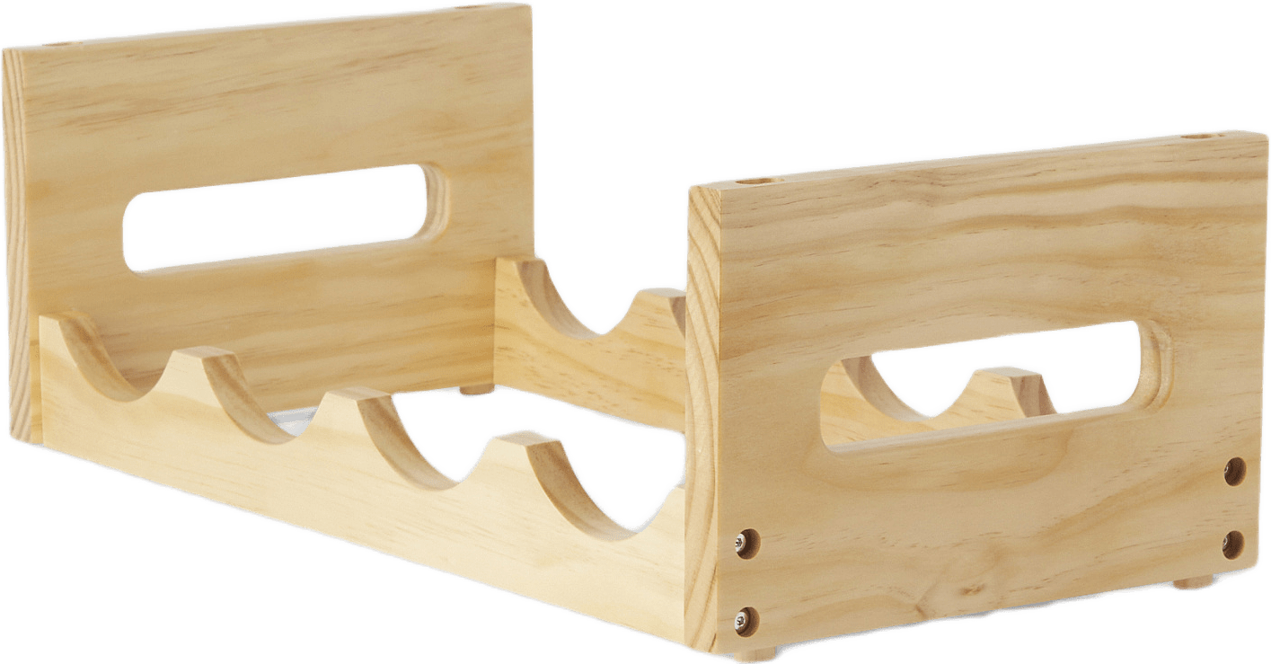 Stapelbart vinställ, från Åhléns Home, i färgen Natural.