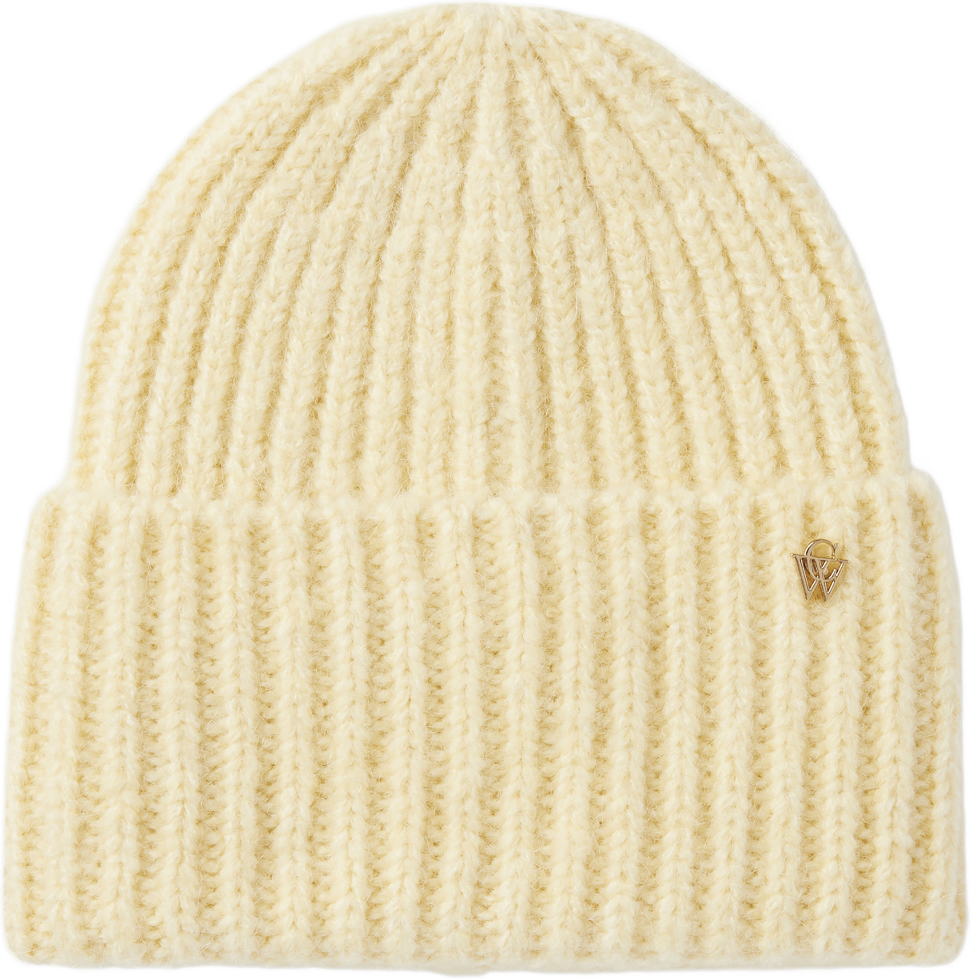 Chunky beanie ALBA, från Carin Wester, i färgen Lt Yellow.