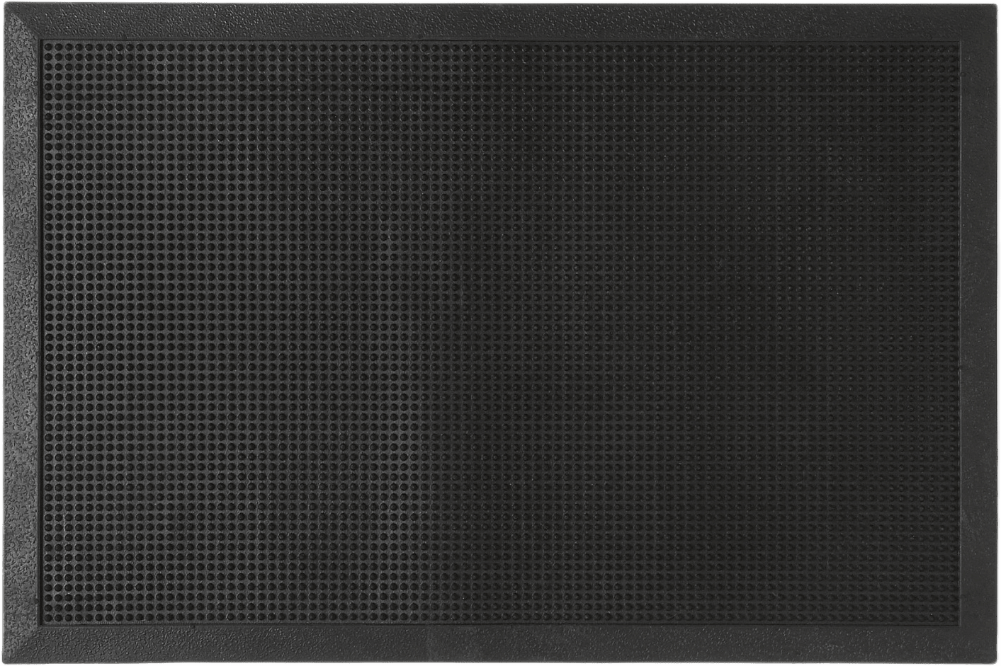 Dörrmatta i gummi RUBBER 50x75 cm, från Åhléns Home, i färgen Black.