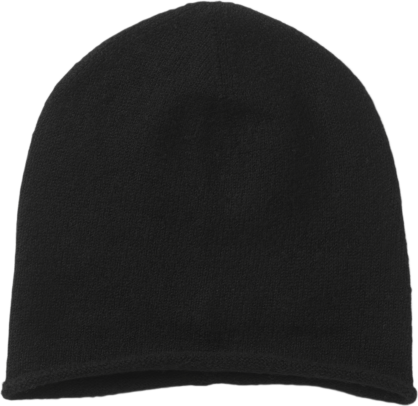 Mössa med rullad kant IRMA, från Å WOMAN, i färgen Black.