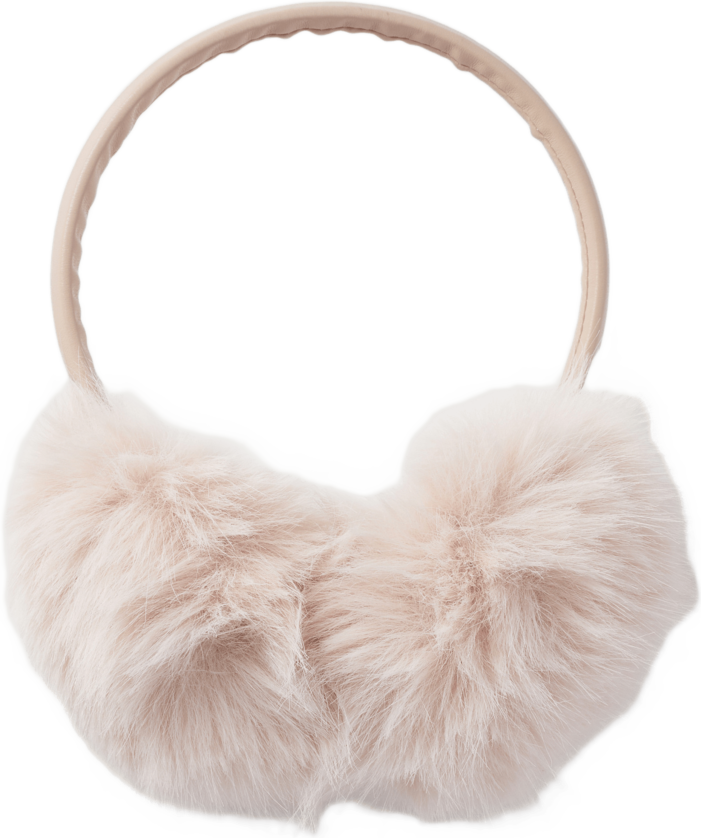 Lurviga öronmuffar BIANCA, från Å WOMAN, i färgen Pink.