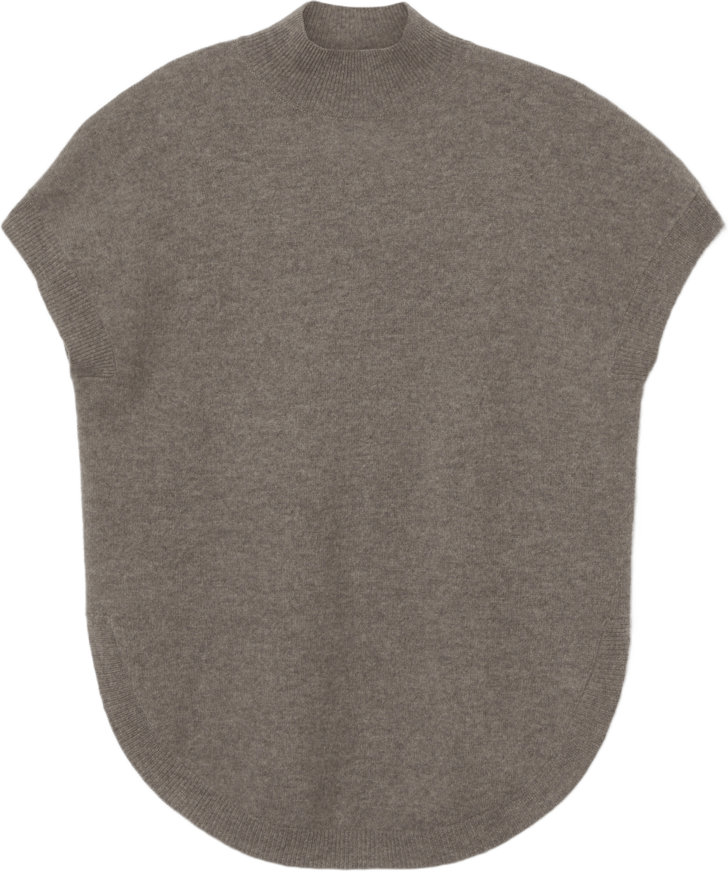 Ulljumper med holkärm DESSI, från Wera, i färgen Mole melange.