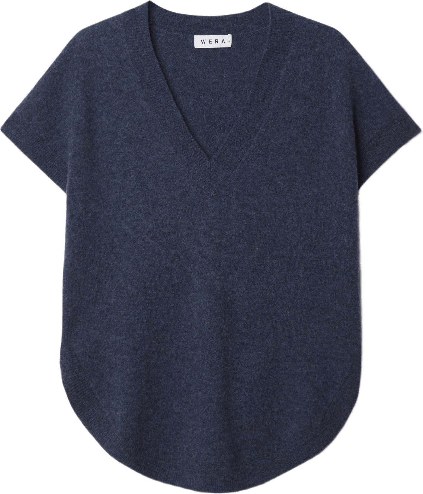 Ulljumper med holkärm DESDEMONA, från Wera, i färgen Blue.