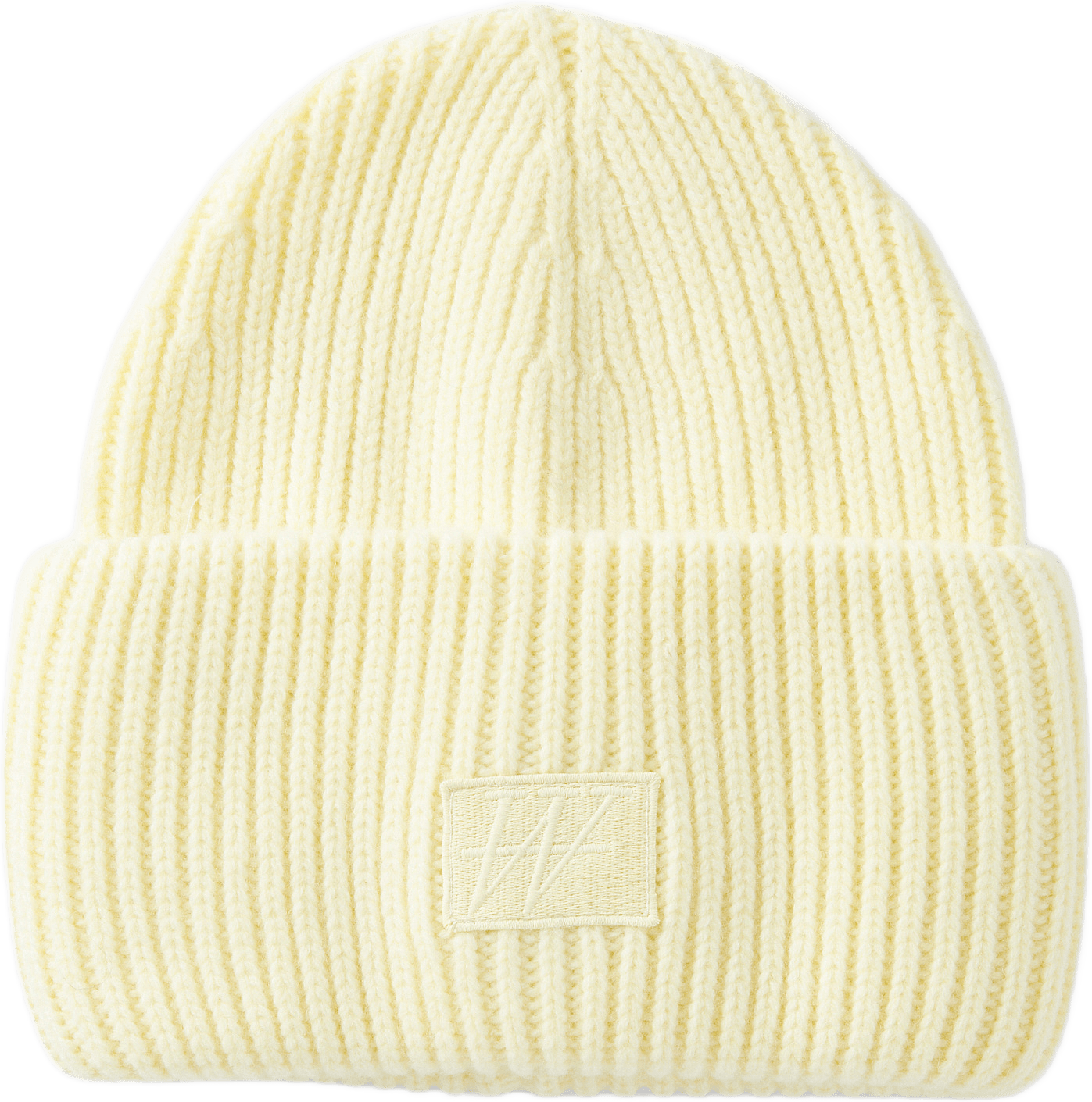 Mössa i ull EDITH, från Carin Wester, i färgen Light Yellow.