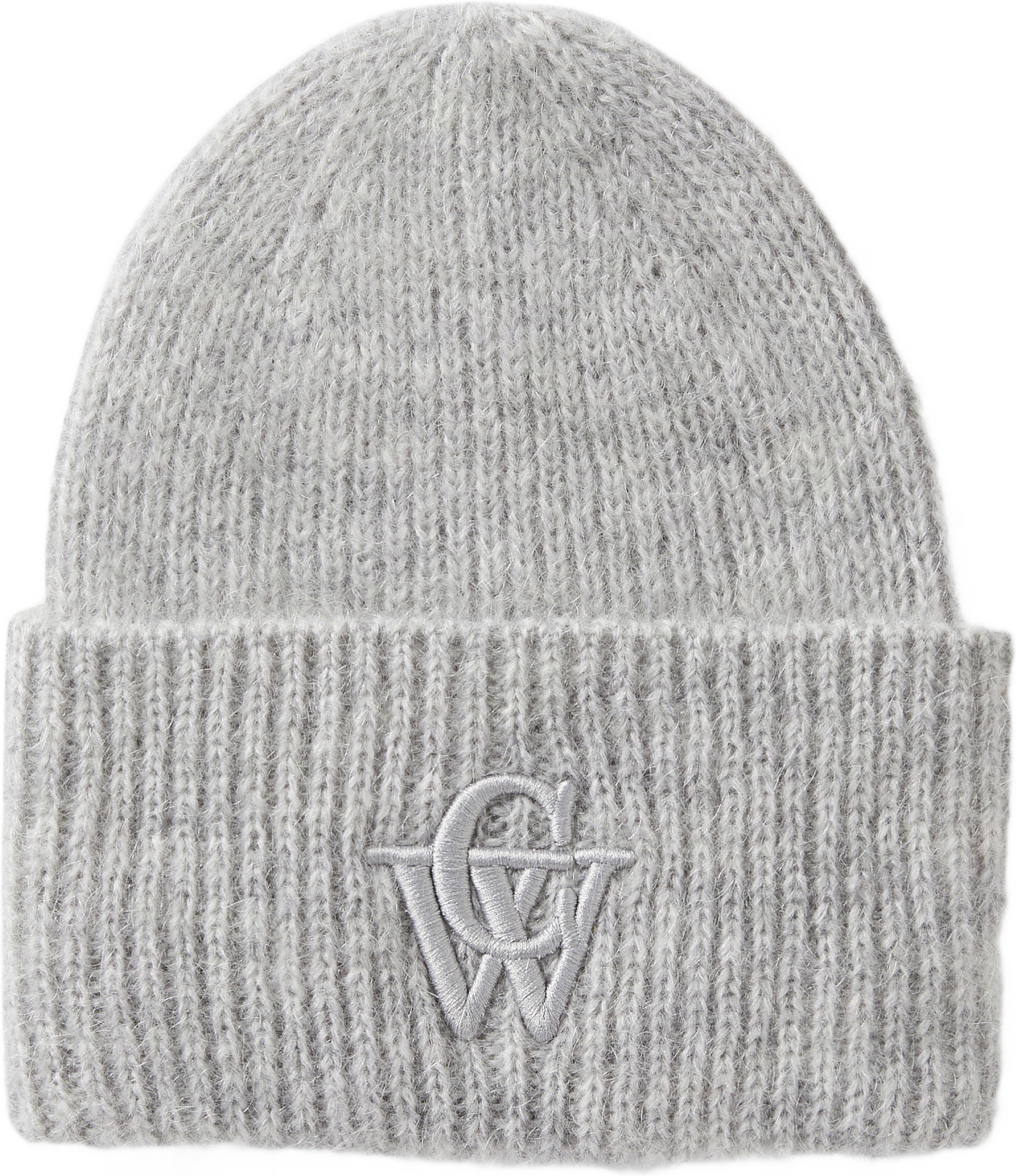 Mössa i mohairmix FLEUR, från Carin Wester, i färgen Grey Melange.