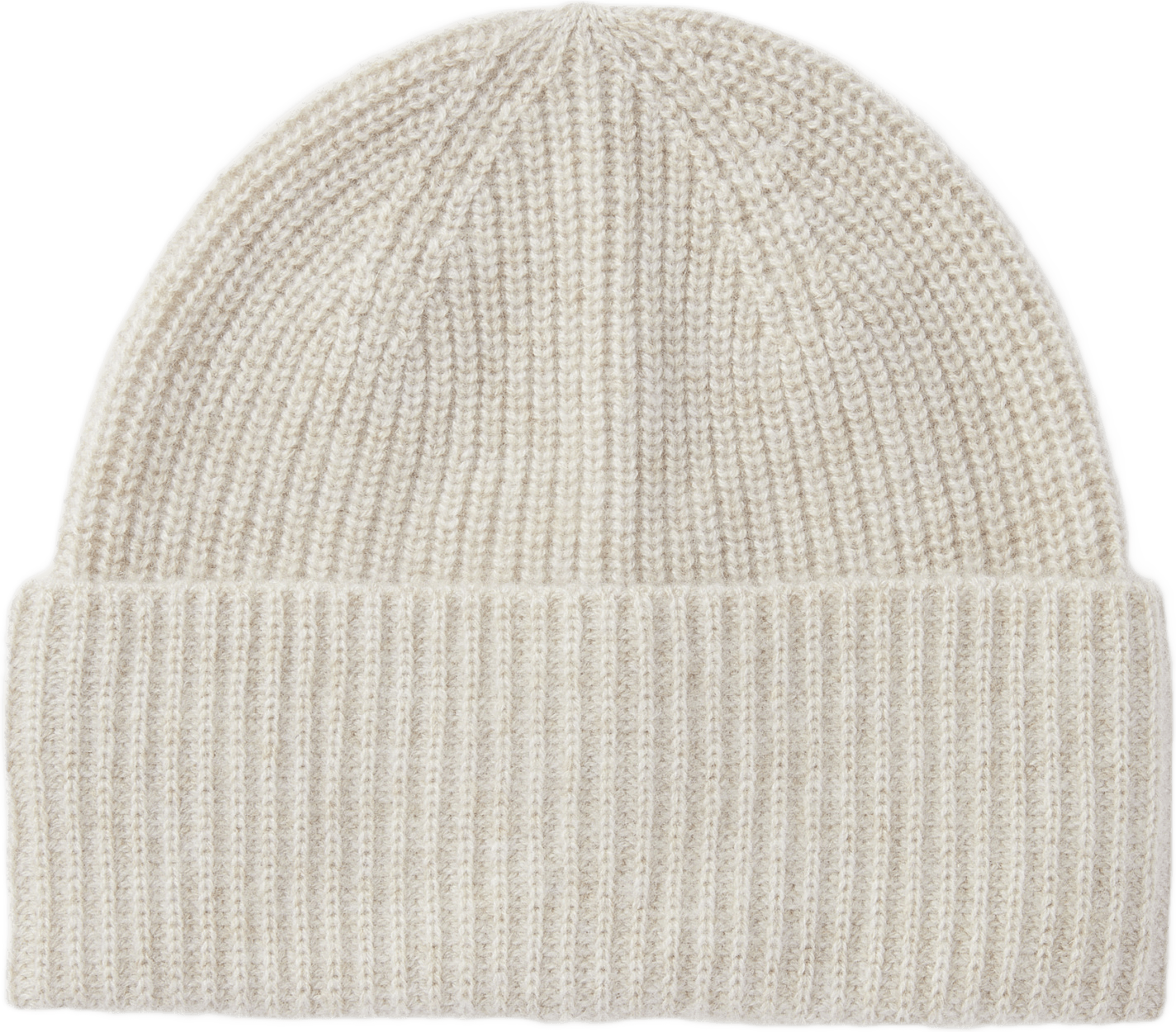 Mössa i ull och kashmir ELSA, från Wera, i färgen Off White Melange.