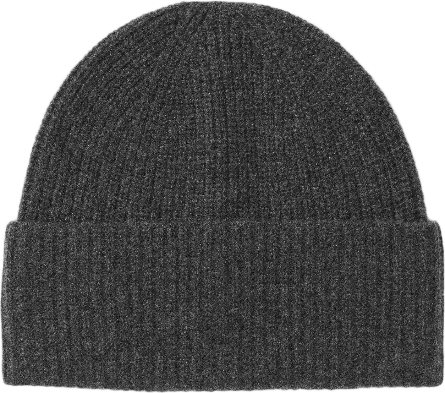 Mössa i ull och kashmir ELSA, från Wera, i färgen Dark Grey Melange.