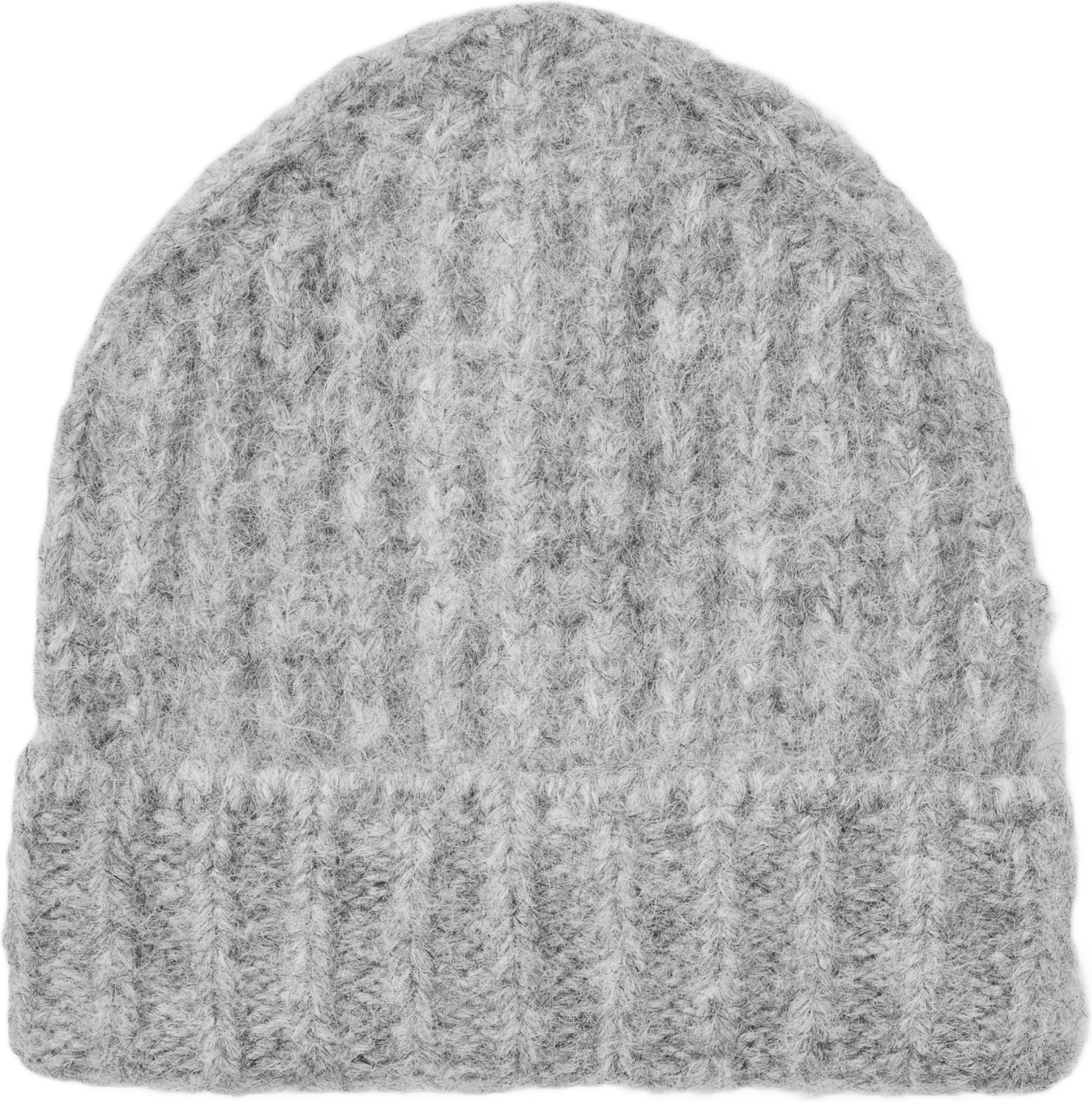 Ribbad mössa CELINA, från Carin Wester, i färgen Grey Mel.
