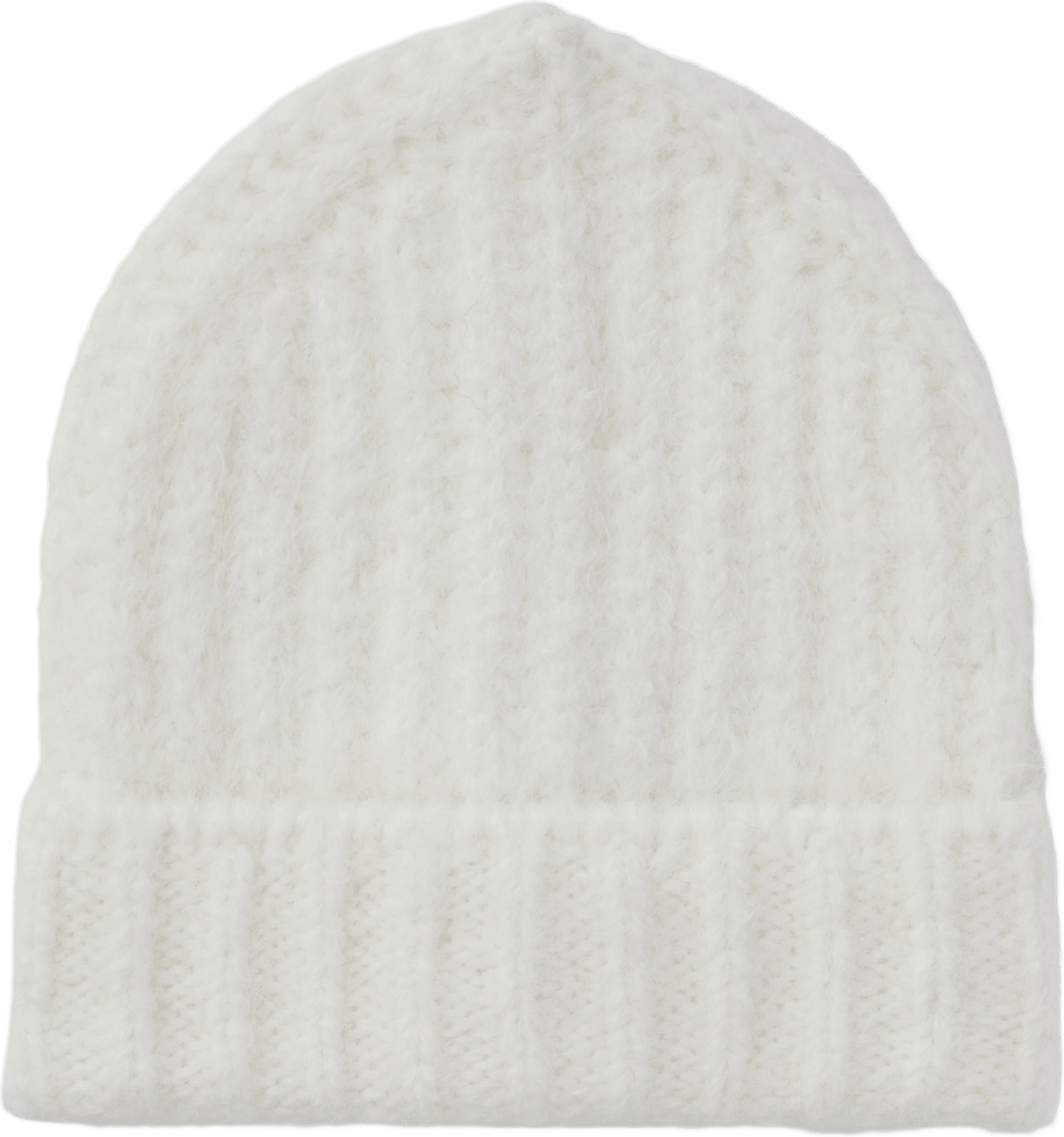 Ribbad mössa CELINA, från Carin Wester, i färgen Off White.