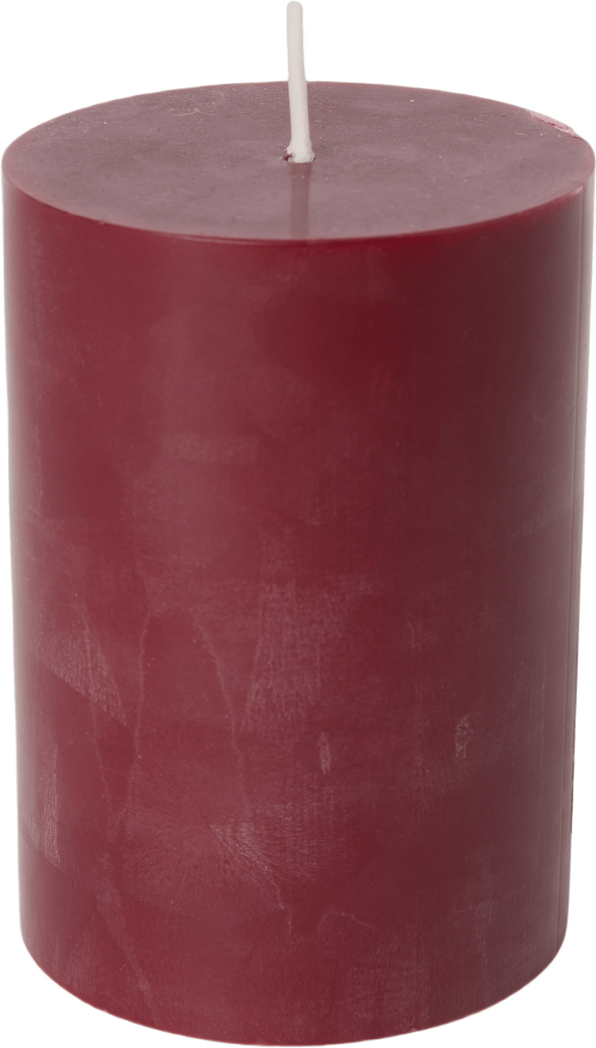 Blockljus 10 cm, från Åhléns Home, i färgen Red.