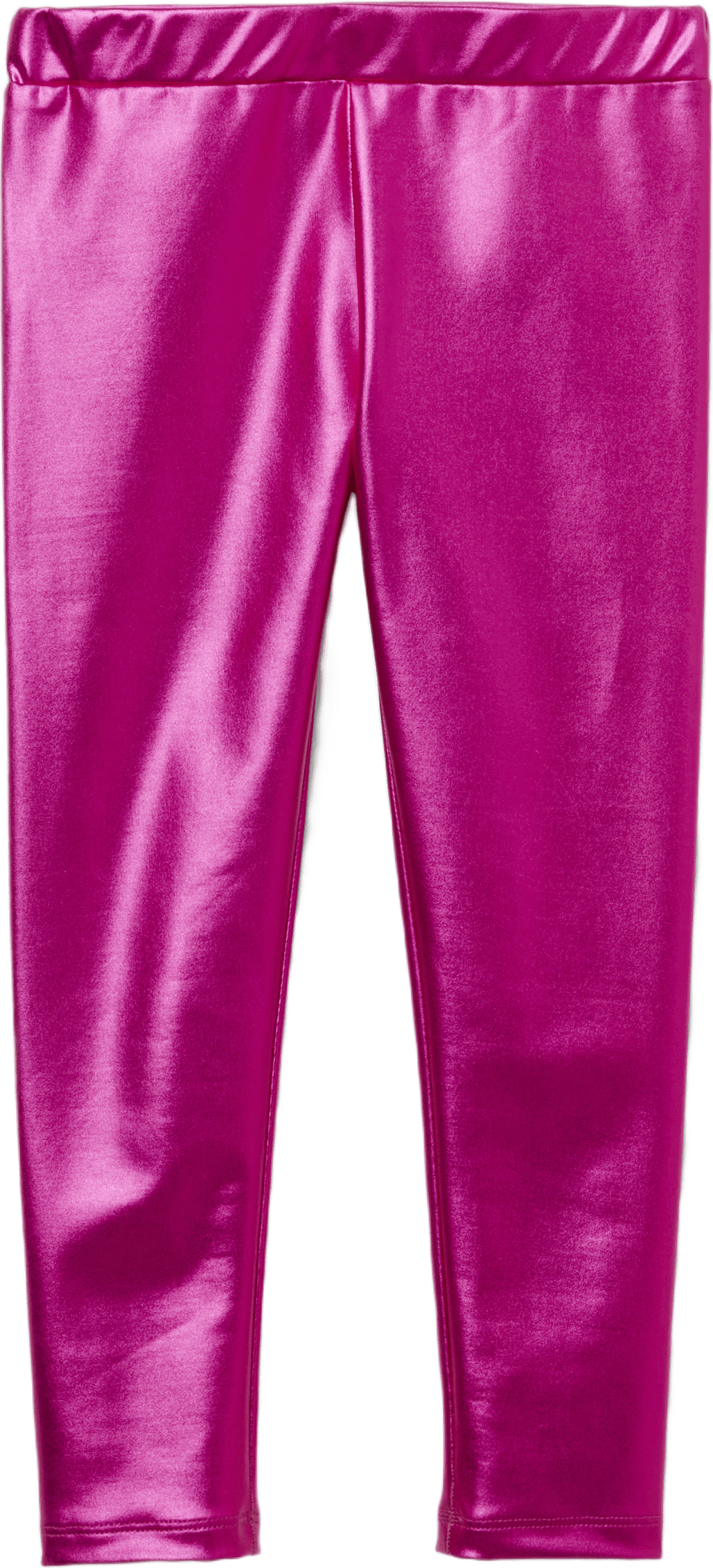 Glansiga leggings METALLIC, från RIKIKI, i färgen Pink.