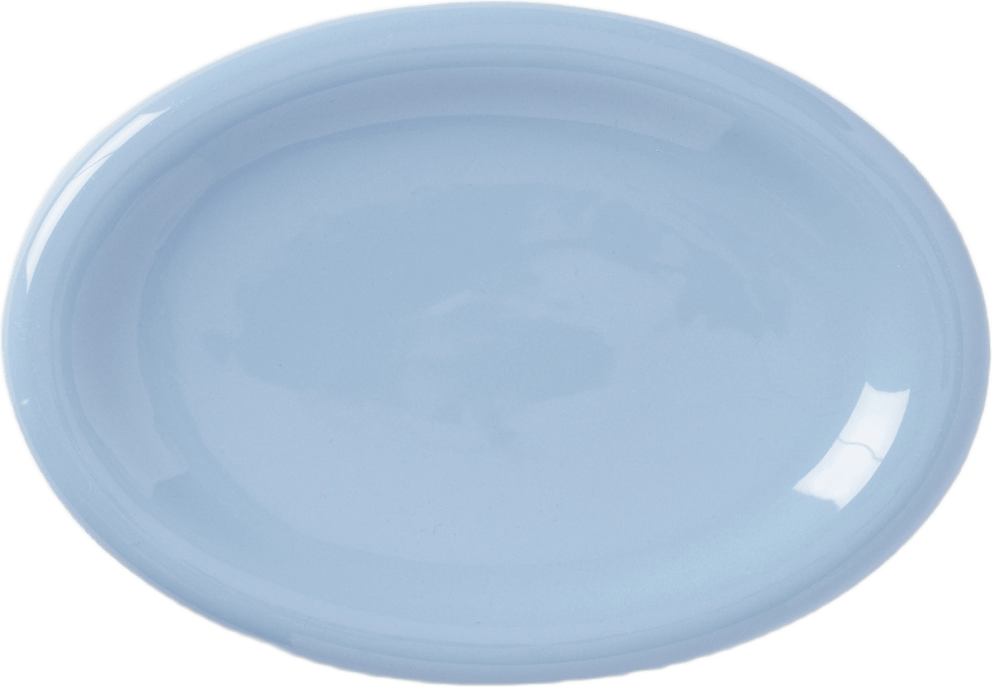 Serveringsfat i stengods BEANI 29,5x21 cm, från Åhléns Home, i färgen Lt Blue.