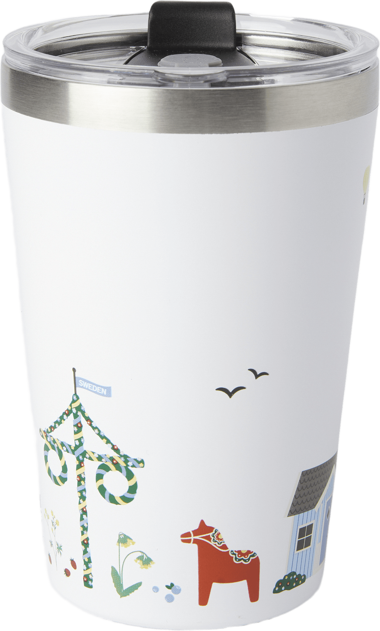 Termosmugg To Go SVERIGE 340 ml, från Åhléns Home, i färgen Multi.