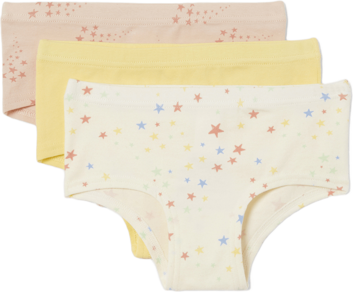 Mönstrade hipstertrosor TANJA, 3-pack, från Å KIDS, i färgen Stars.