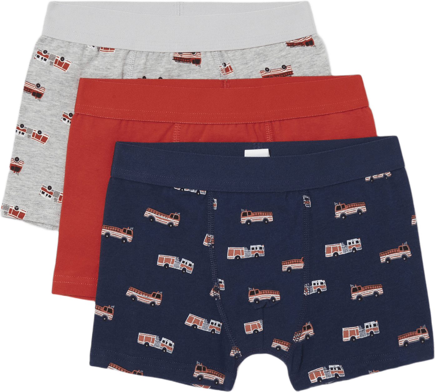 Boxershorts med tryck TEDDY, 3-pack, från Å KIDS, i färgen Red.