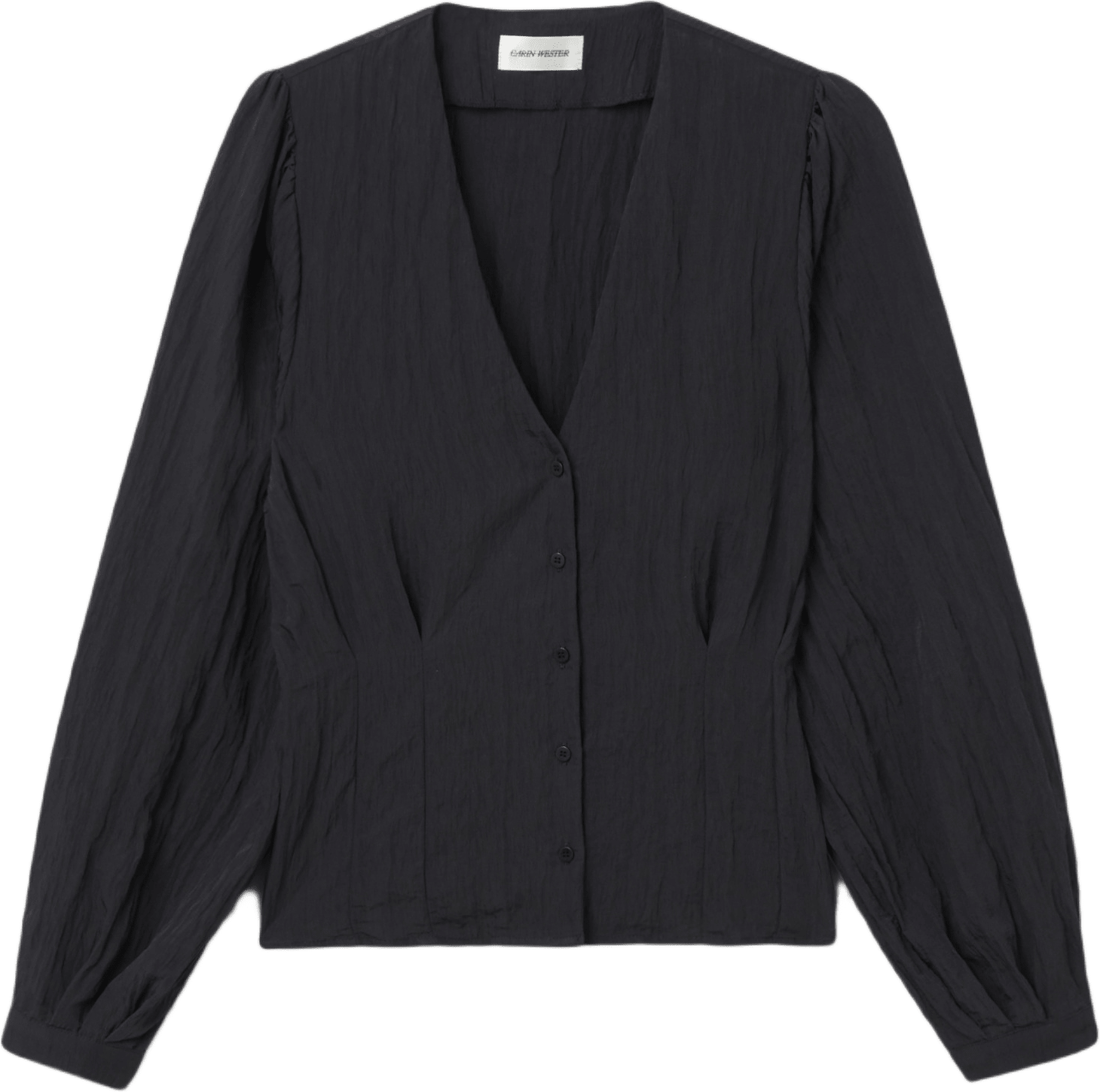 Figursydd blus FENJA, från Carin Wester, i färgen Black.