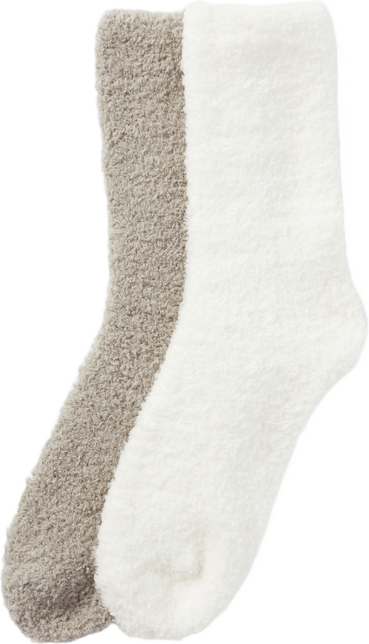 Fleecesockor för barn, 2-pack, från Å KIDS, i färgen Off-white.