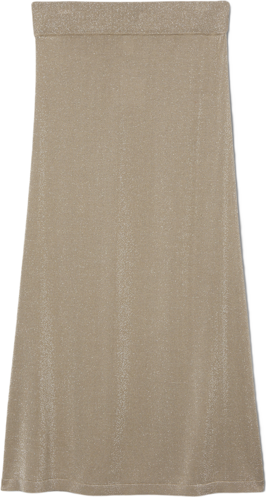 Glittrig kjol MAJ, från Å WOMAN, i färgen Beige Glitter.