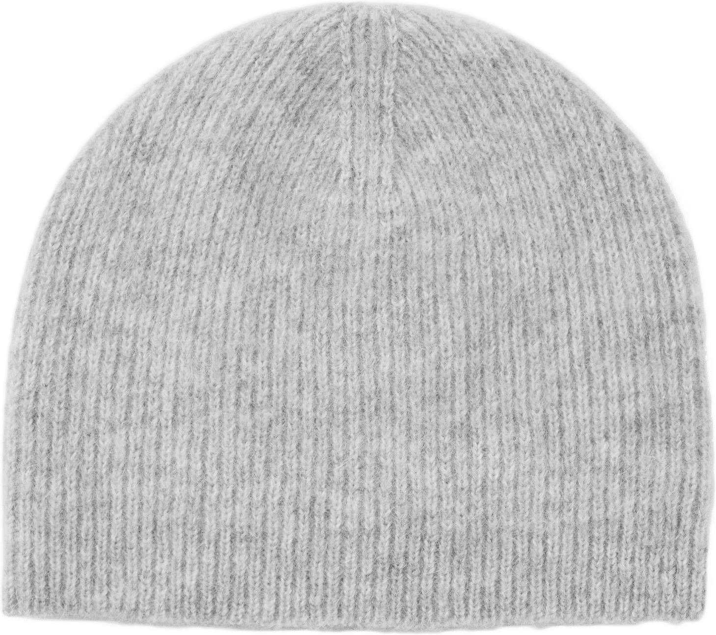 Mössa i ull- och mohairmix BARBRO, från Wera, i färgen Grey Melange.