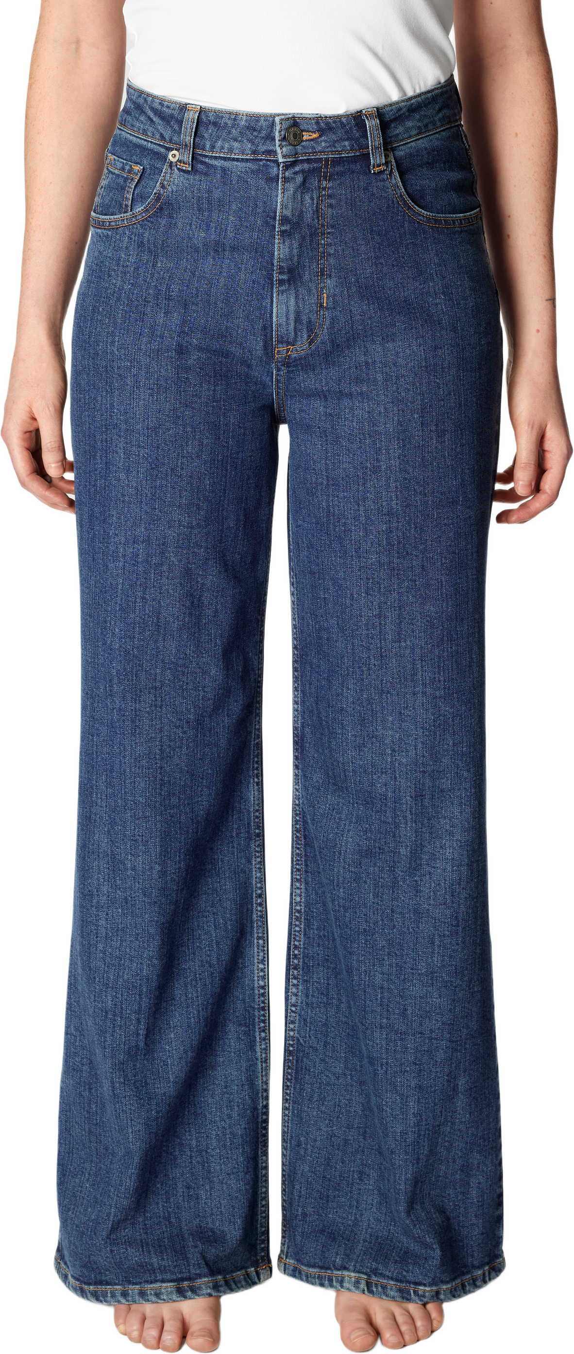 Vida jeans med hög midja SASHA, från Carin Wester, i färgen Indigo.