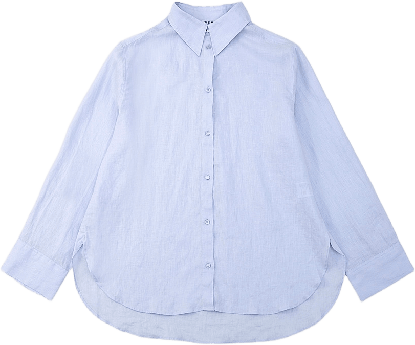 Linneskjorta ANYA, från Wera, i färgen Blue.