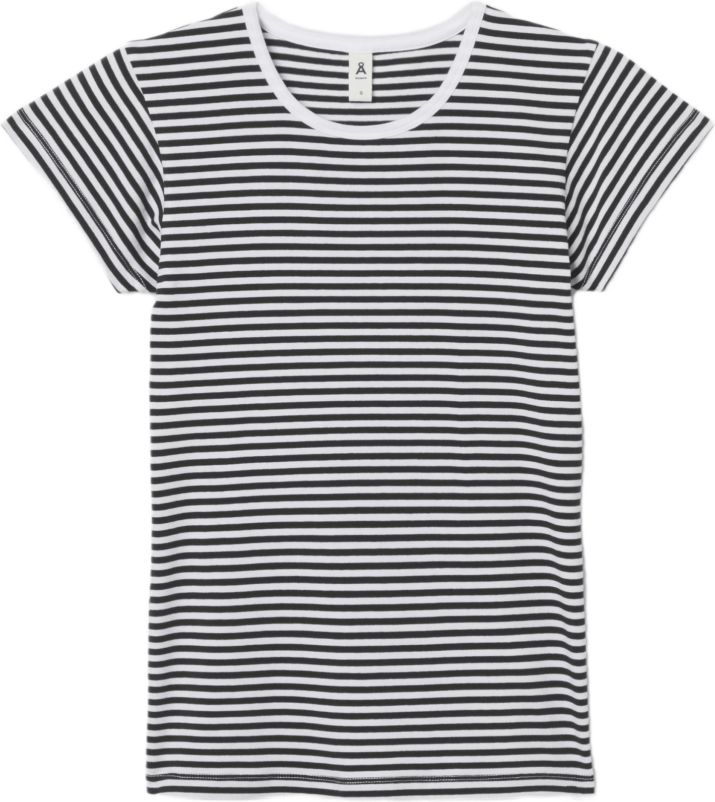 T-shirt i bomullsmix SOFIE, från Å WOMAN, i färgen Stripe.