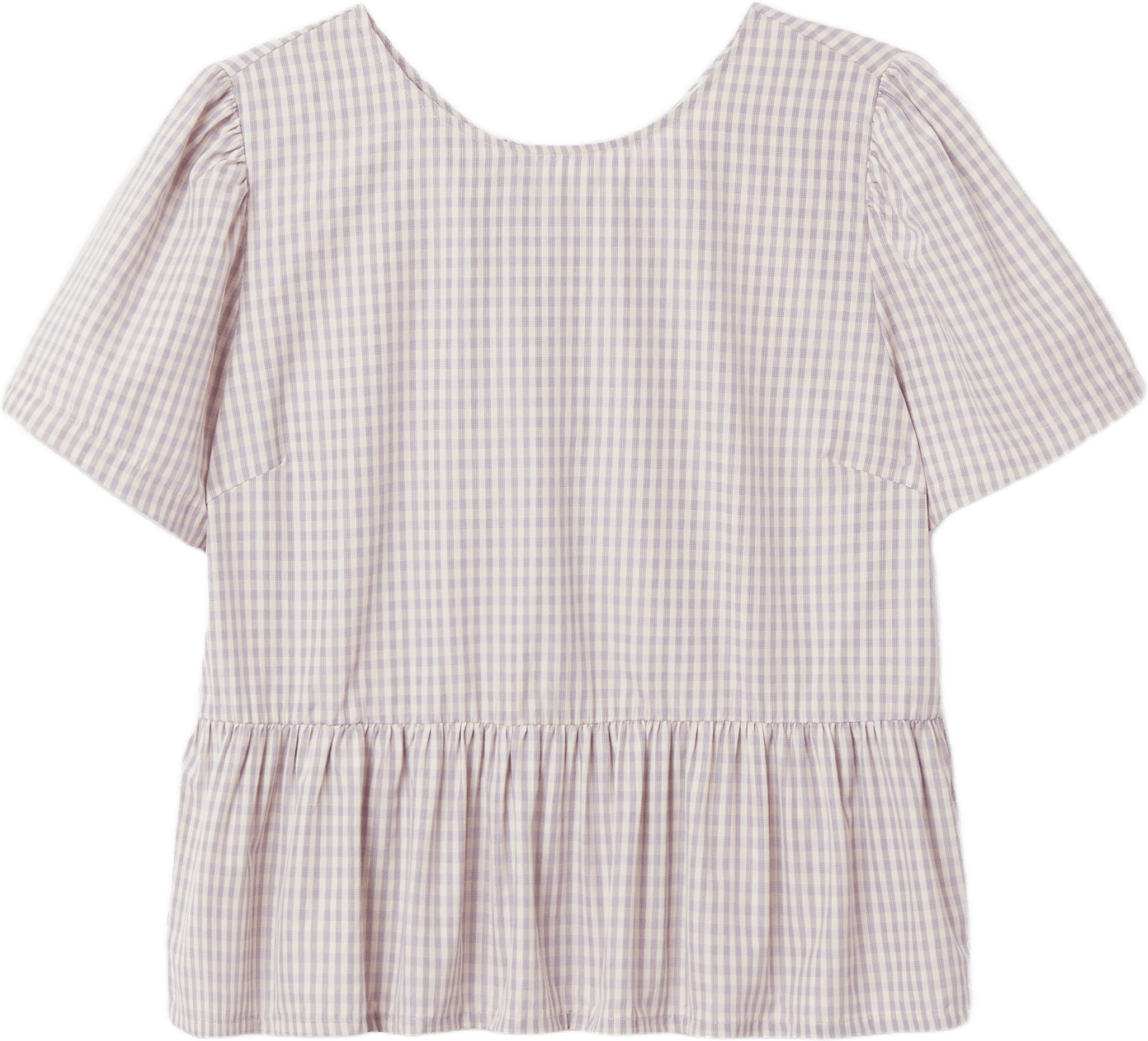 Peplumblus ALIZE, från Carin Wester, i färgen Pink Check.