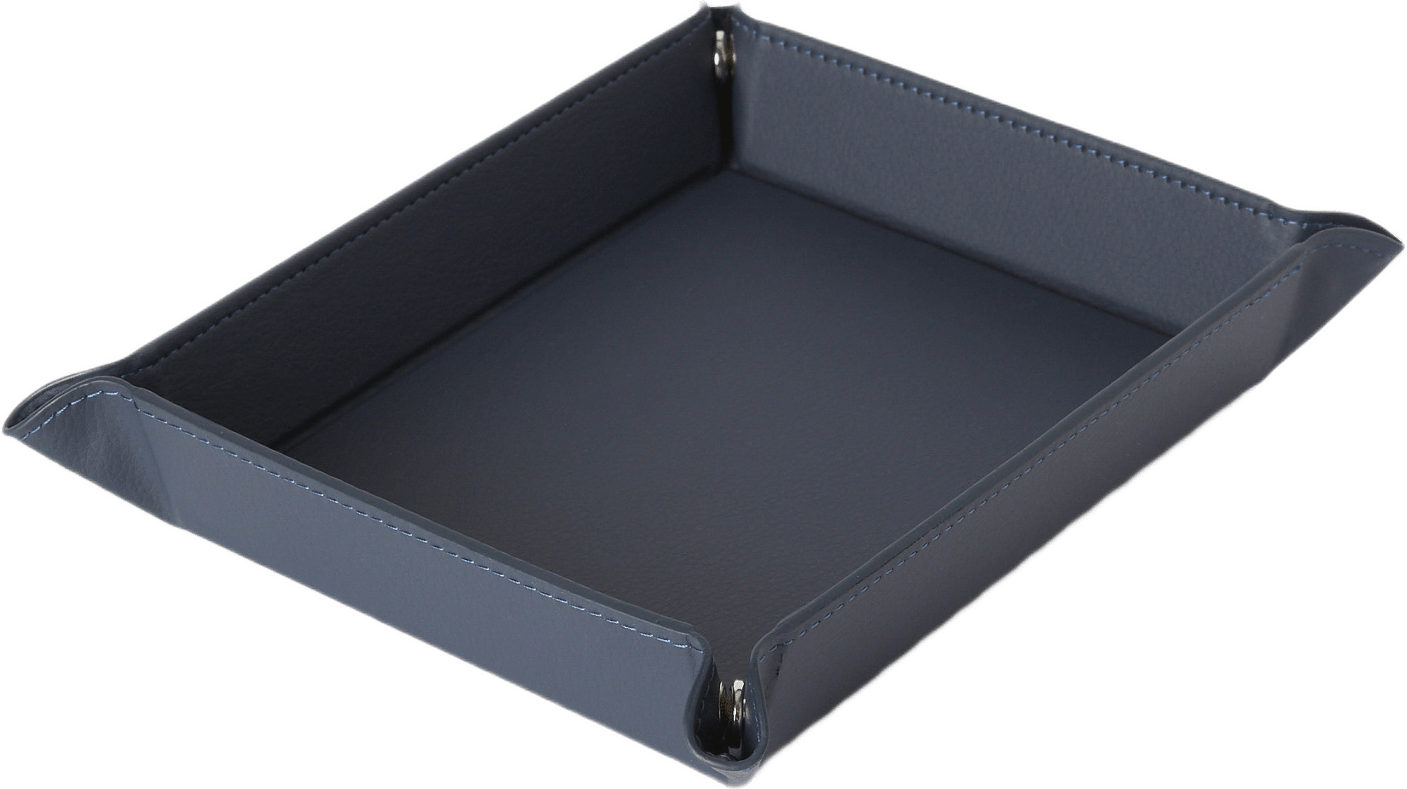 Förvaringsbricka VICTORIA, från MANO ATELIER, i färgen Dark Blue.