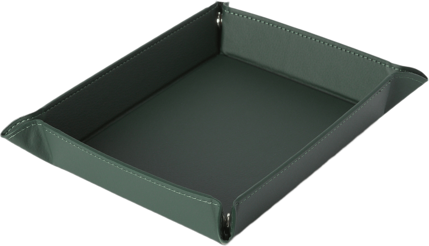 Förvaringsbricka VICTORIA, från MANO ATELIER, i färgen Dark Green.