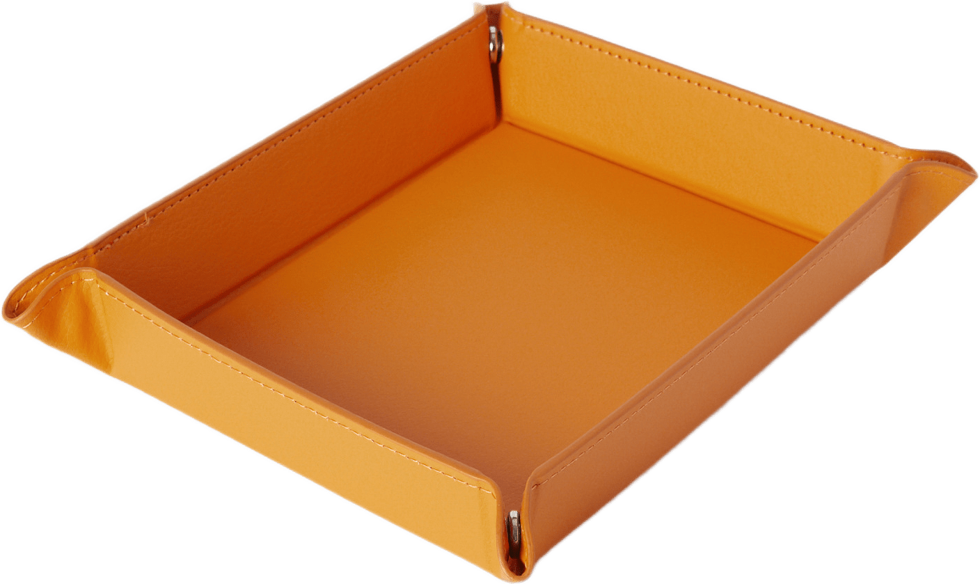 Förvaringsbricka VICTORIA, från MANO ATELIER, i färgen Orange.